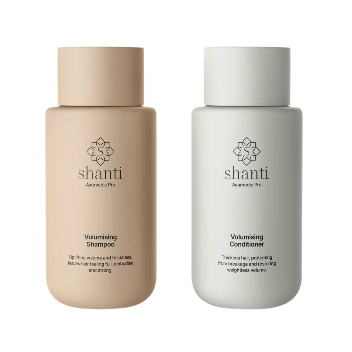Shanti Volumising Shampoo & Conditioner Set – Ayurvedic lift for fine hair, 97% natural
