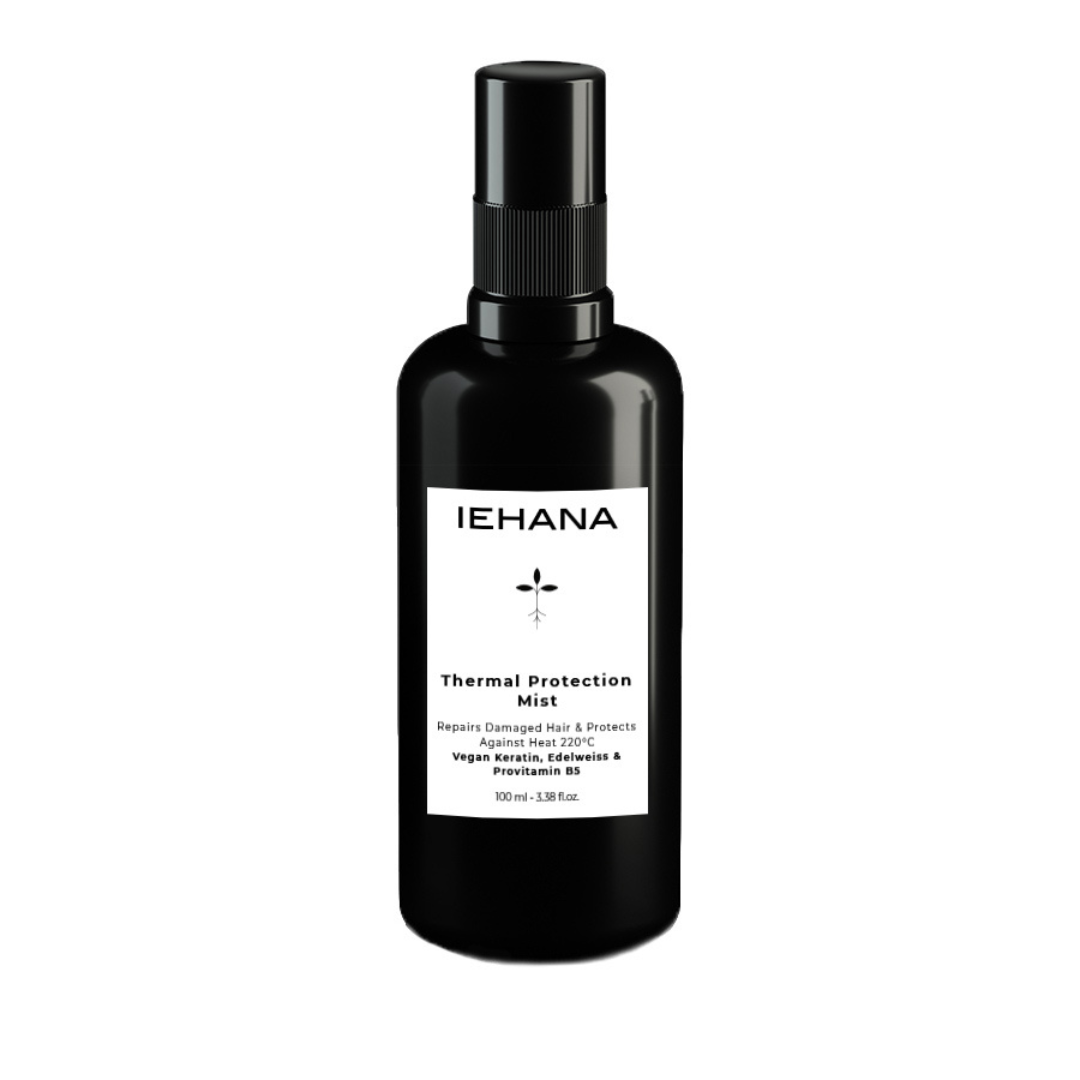 Iehana Thermal Hair Mist – heat protection spray with Edelweiss, B5 & vegan keratin