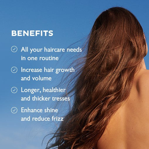 Hair Revival Trio – sulphate-free shampoo, conditioner and oil set for repairing and strengthening hair