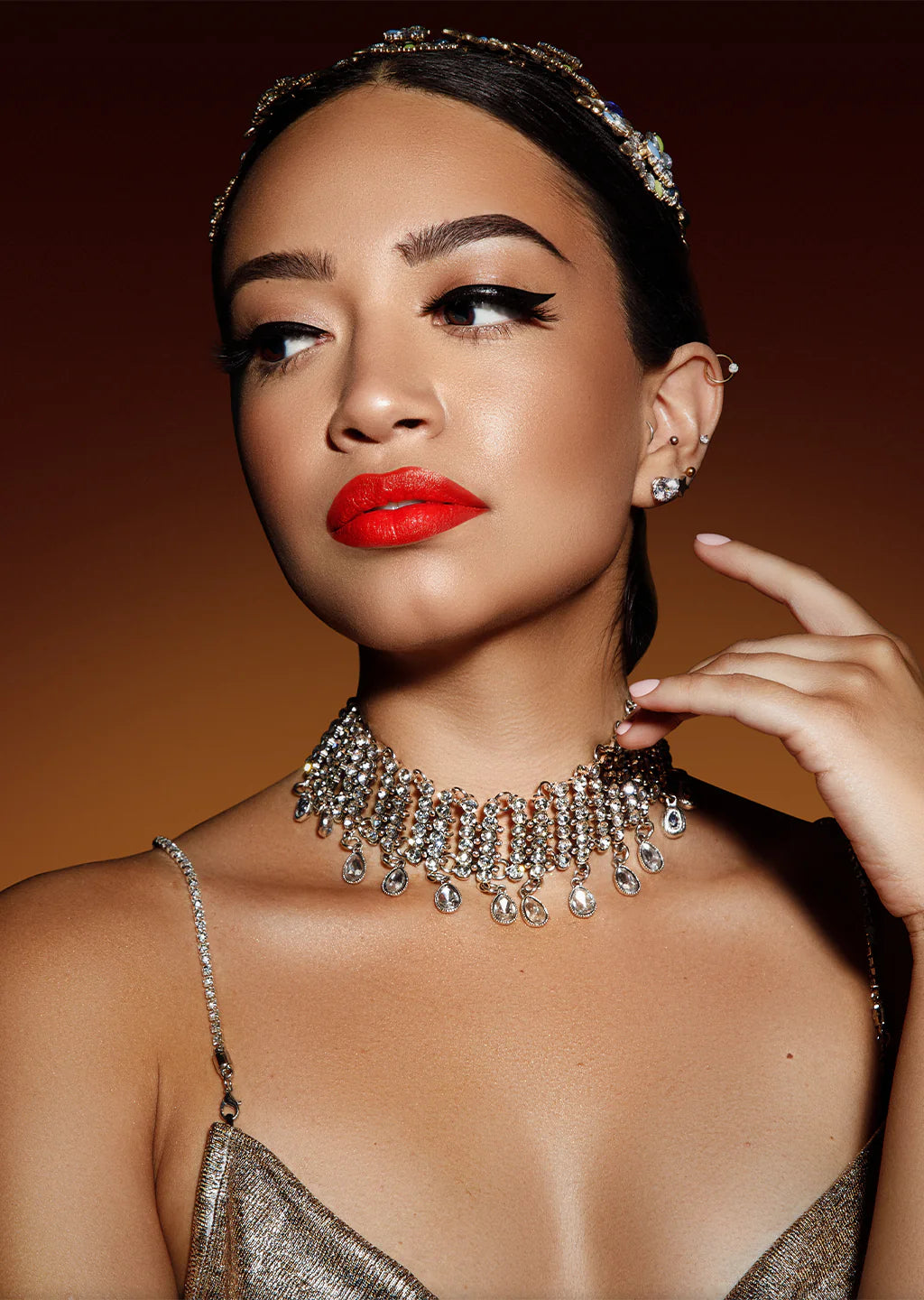 Beauty For Certain Deluxe Lipstick in #53 vermillion orange – matte finish