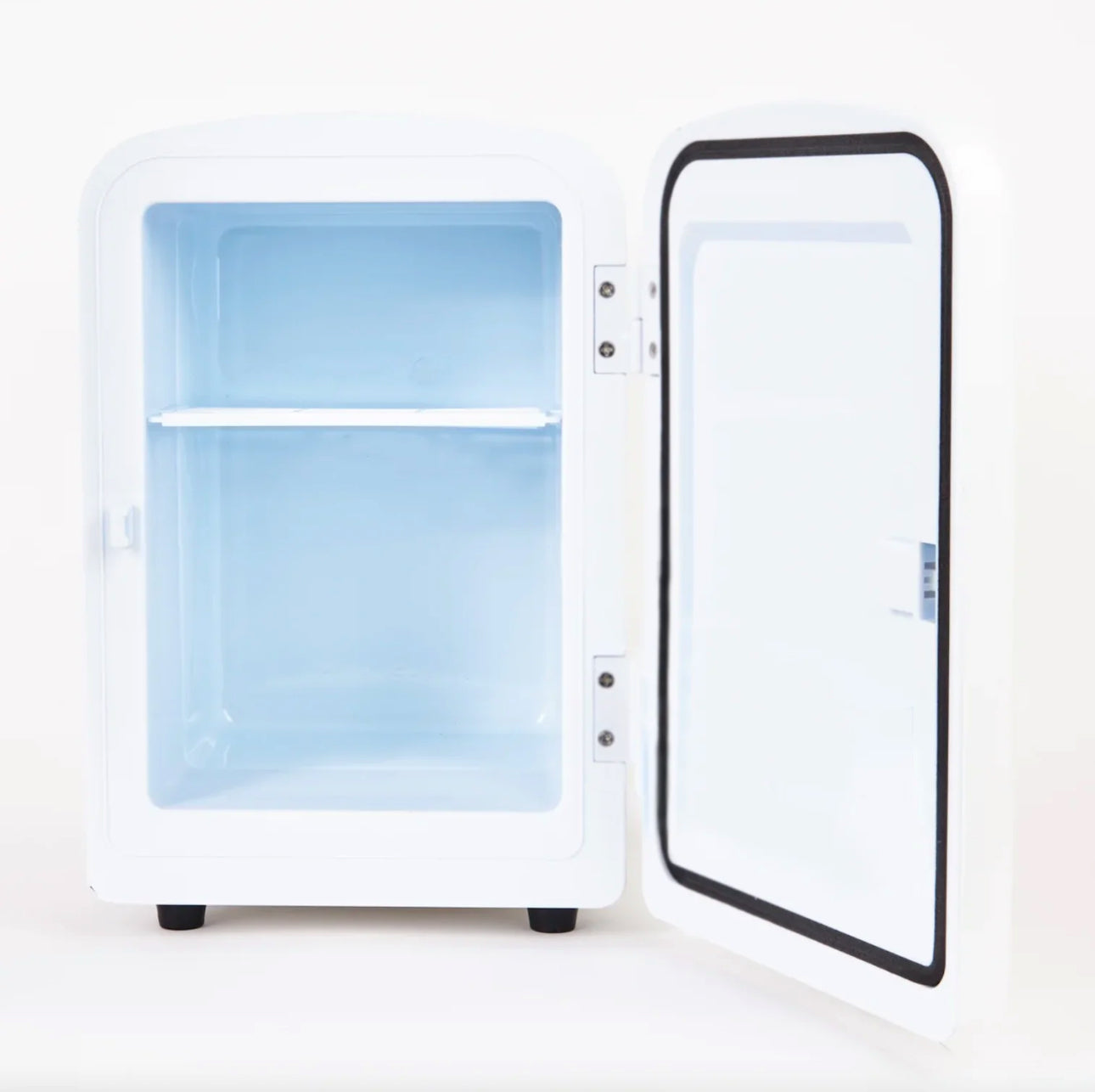 Iehana Black Mini Skincare Fridge – portable beauty cooler and warmer for cosmetics