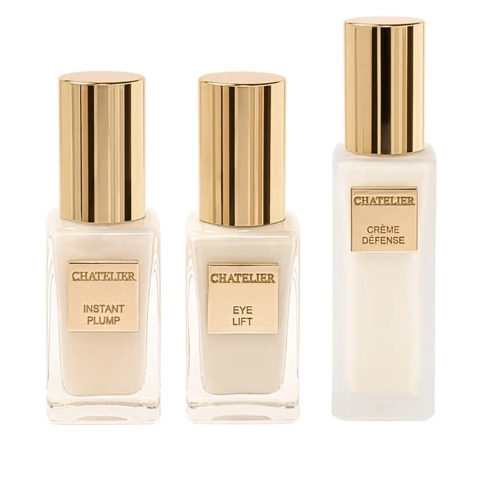 THE HYDRATING SET + UV-A™ luxury skincare trio – serum, eye cream & UV-A protection day cream for hydrated, youthful skin