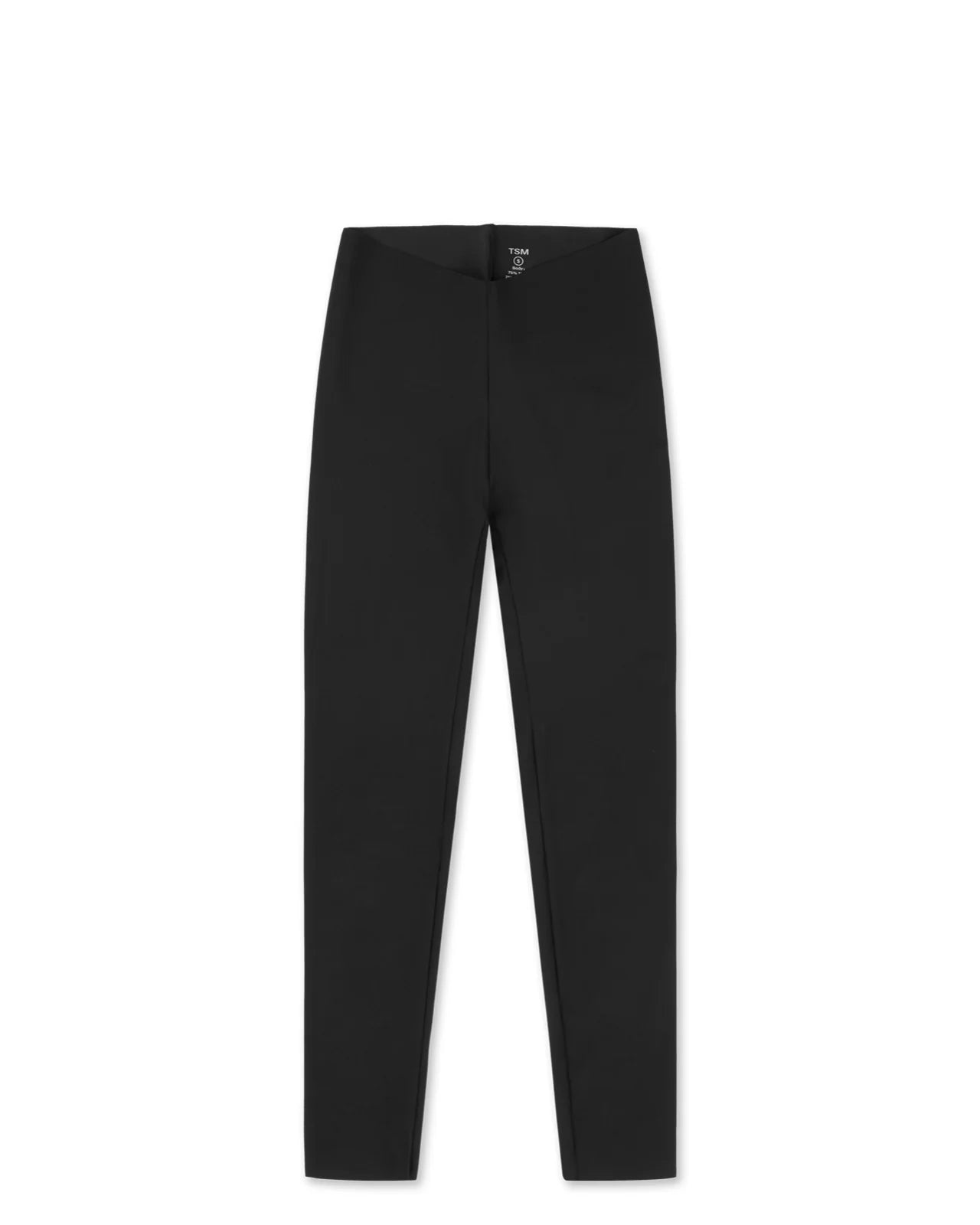 TSM Skin Tight Legging in Onyx Black – women’s fitted activewear with laser cut ankle details