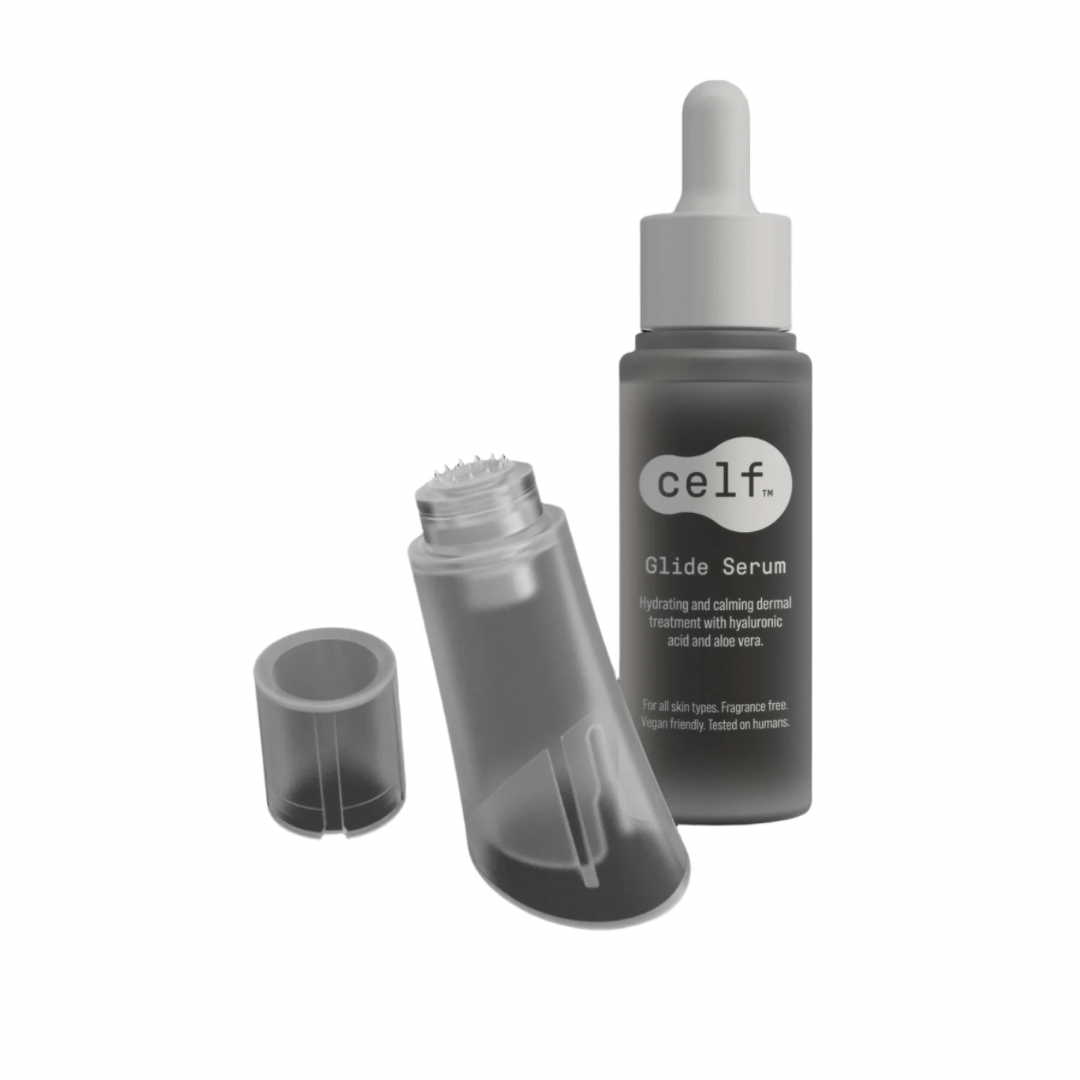 CELF Microvibration Therapy – anti-ageing skincare tool and hyaluronic acid serum for firmer, radiant skin