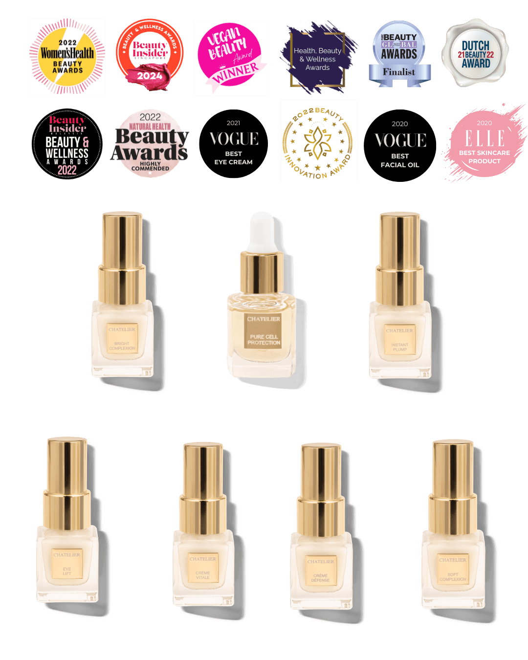 THE MINI COLLECTION™ luxury skincare discovery set – 7 travel minis for hydration, repair, and radiance