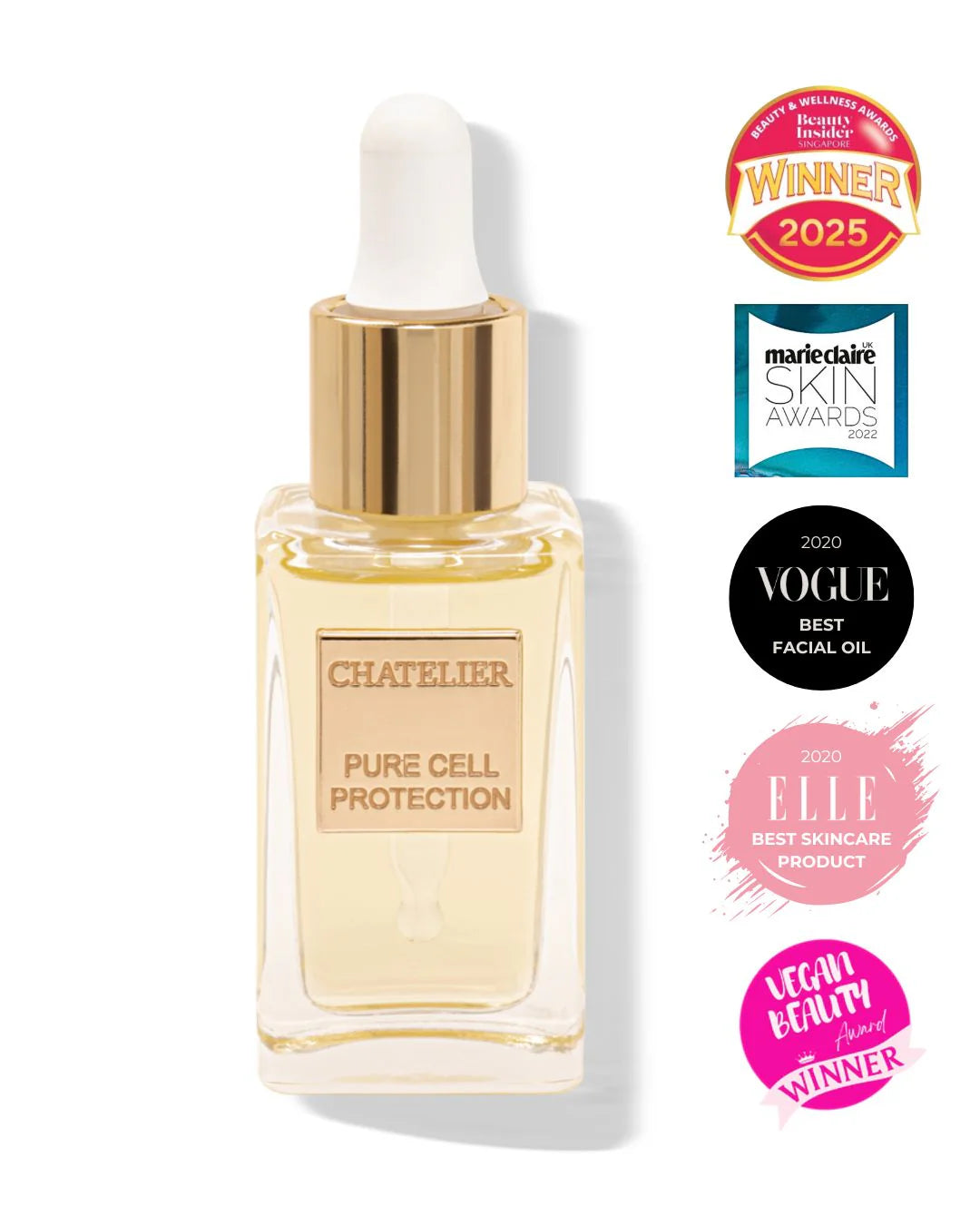 PURE CELL PROTECTION Night Serum – natural anti-aging serum to repair, strengthen, and restore skin overnight