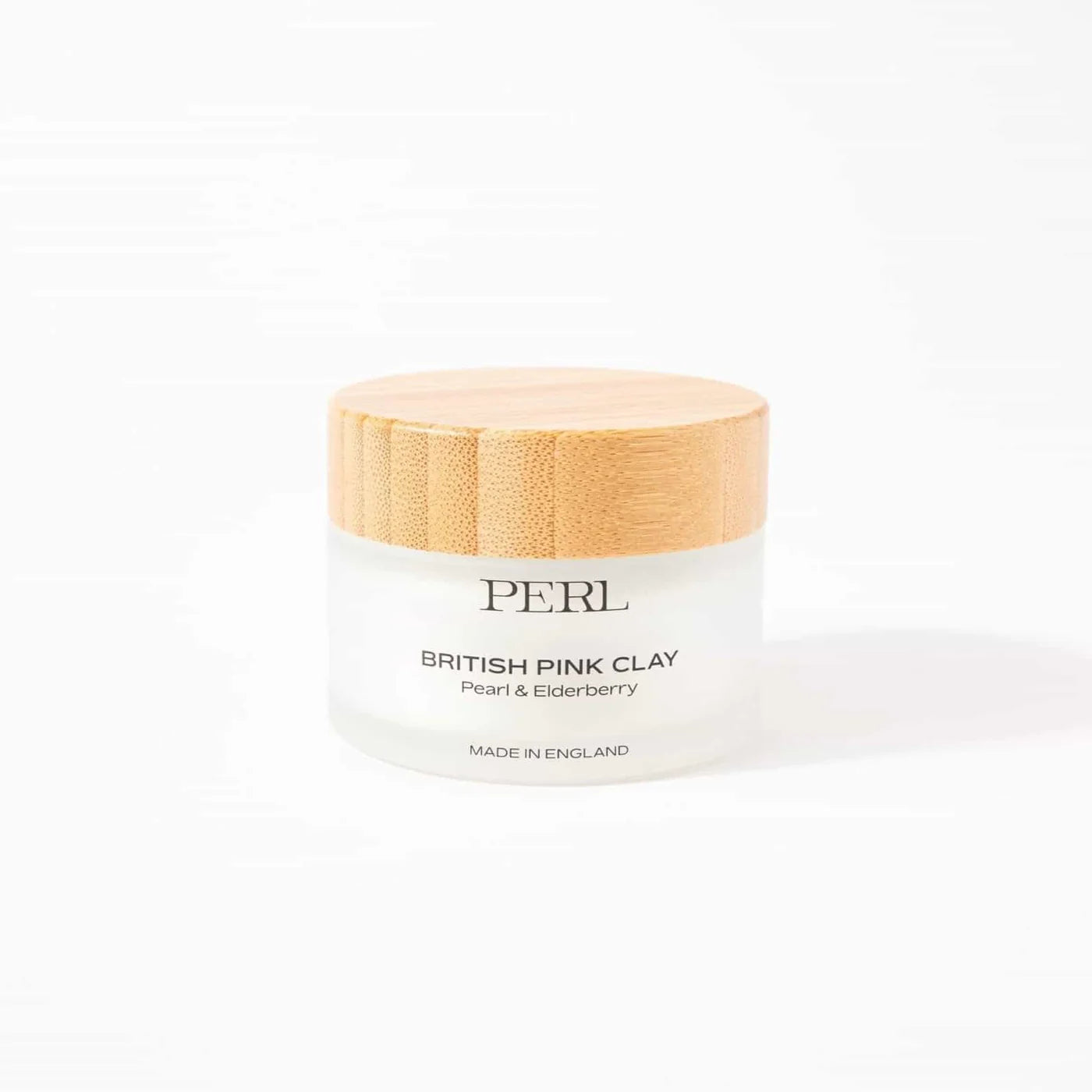 British Pink Clay Mask Refill — brightening detox clay treatment with pearl and elderberry