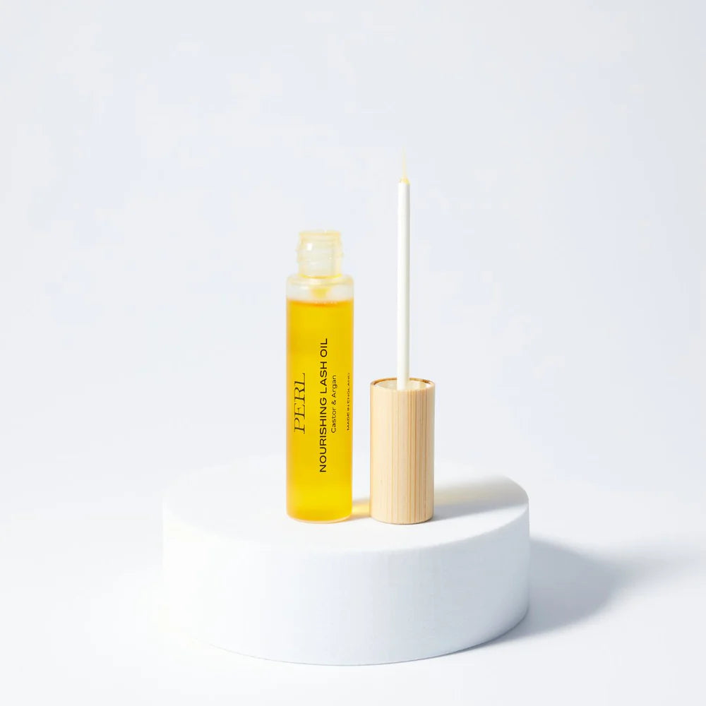 PERL Nourishing Lash Oil – natural vegan lash and brow growth serum with castor and argan oil