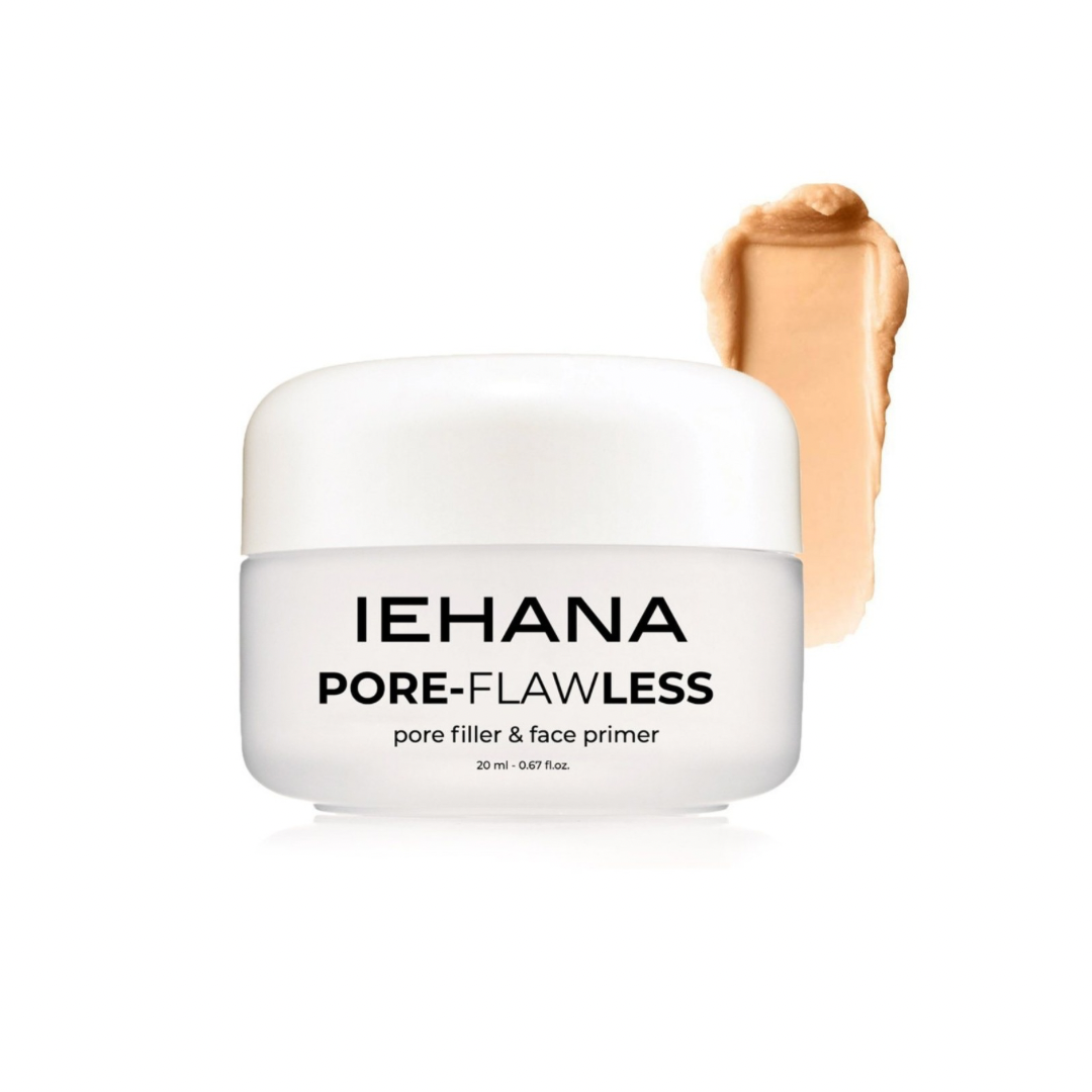 Iehana PORE-FLAWLESS Primer – pore-blurring mattifying primer with squalane and bamboo