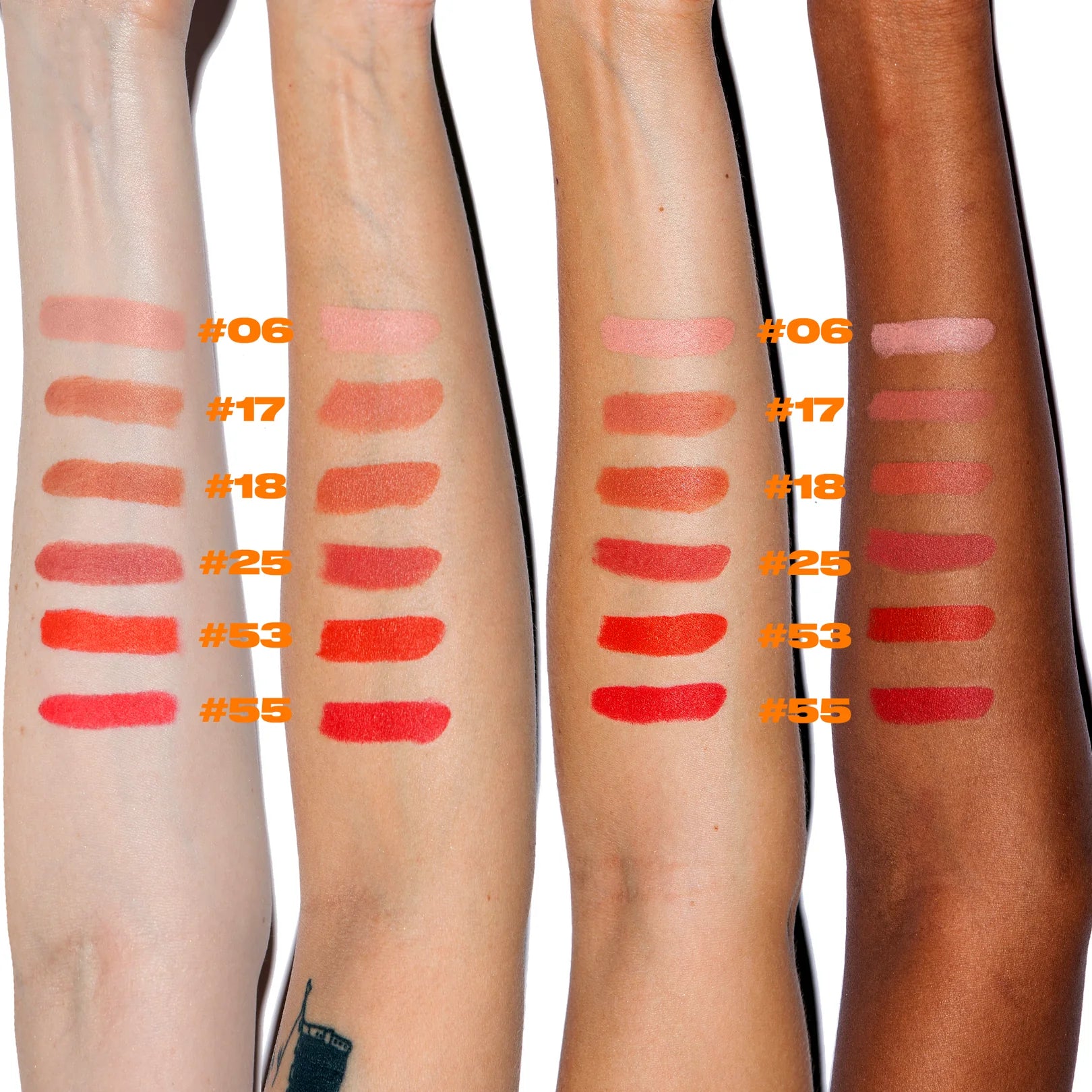 Beauty For Certain Deluxe Lipstick #55 – vibrant coral matte lipstick with velvet finish