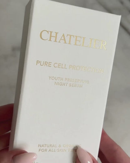PURE CELL PROTECTION Night Serum – natural anti-aging serum to repair, strengthen, and restore skin overnight