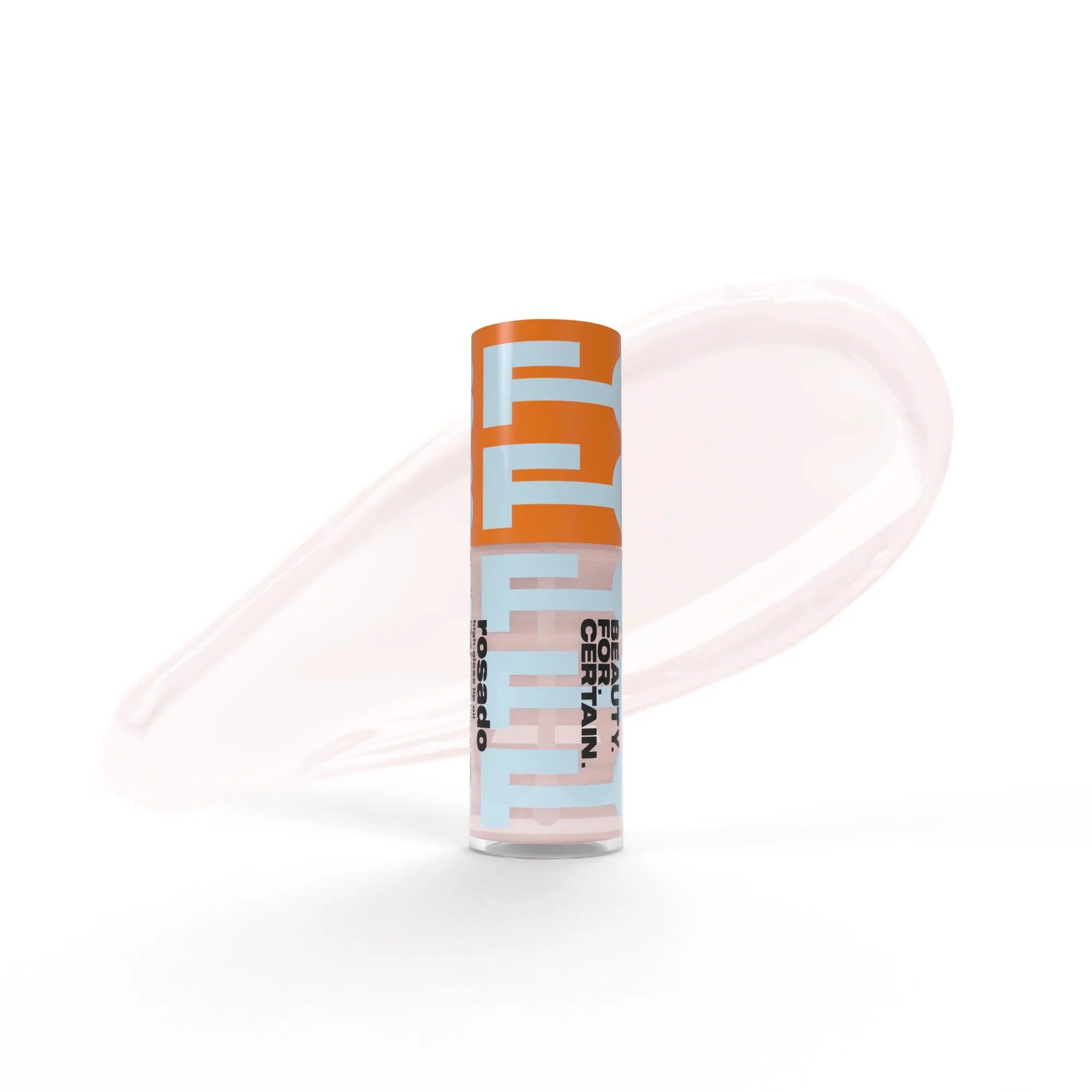 Rosado pale pink lip oil – high-gloss finish, sheer tint, watermelon scent