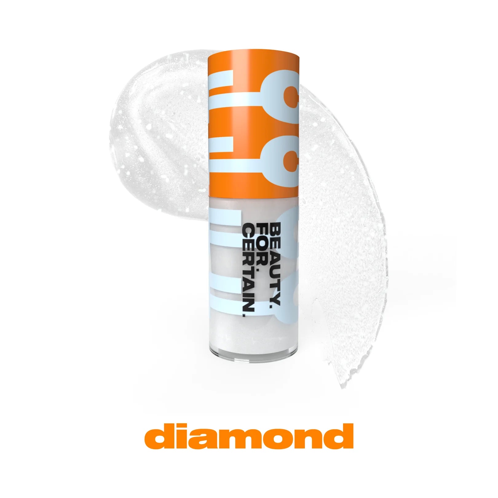 High-Pigment Gloss Diamond – clear glitter lip gloss by Beauty For Certain