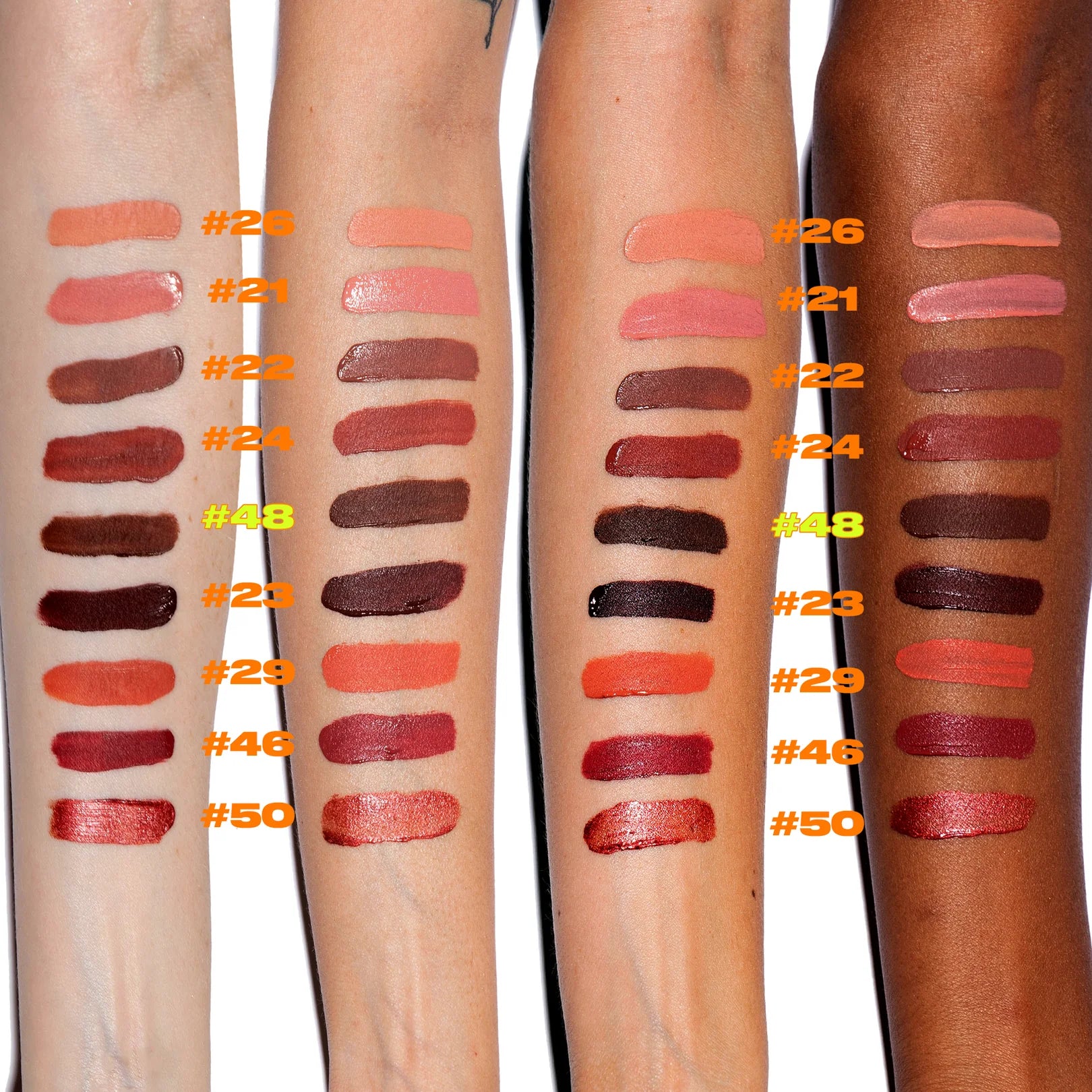 Beauty For Certain Matte Liquid Lipstick #53 – bold vermilion orange-red matte lipstick