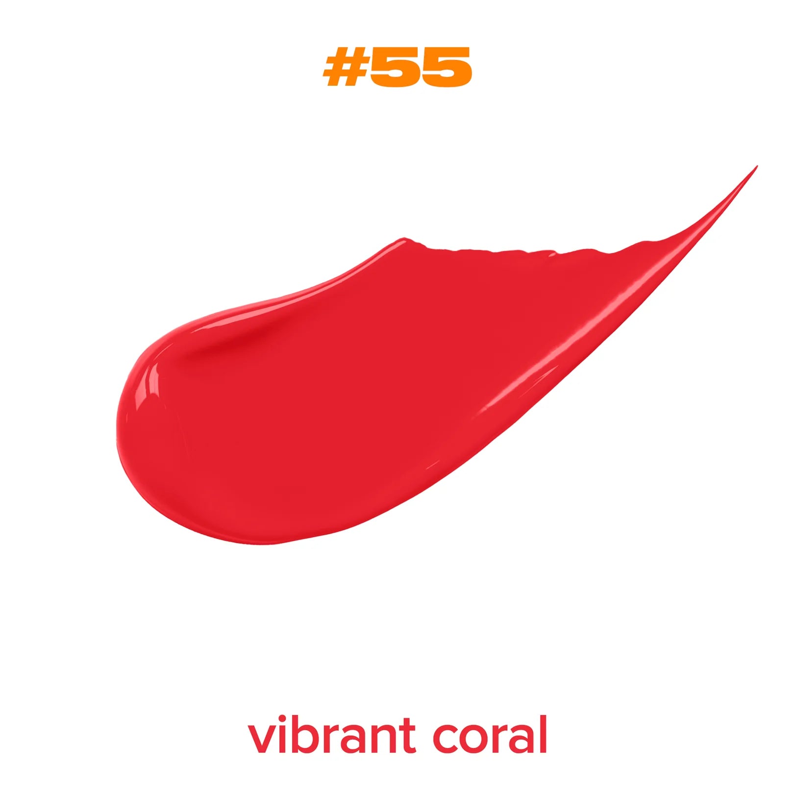 Beauty For Certain Matte Liquid Lipstick #55 – bold coral shade with matte finish