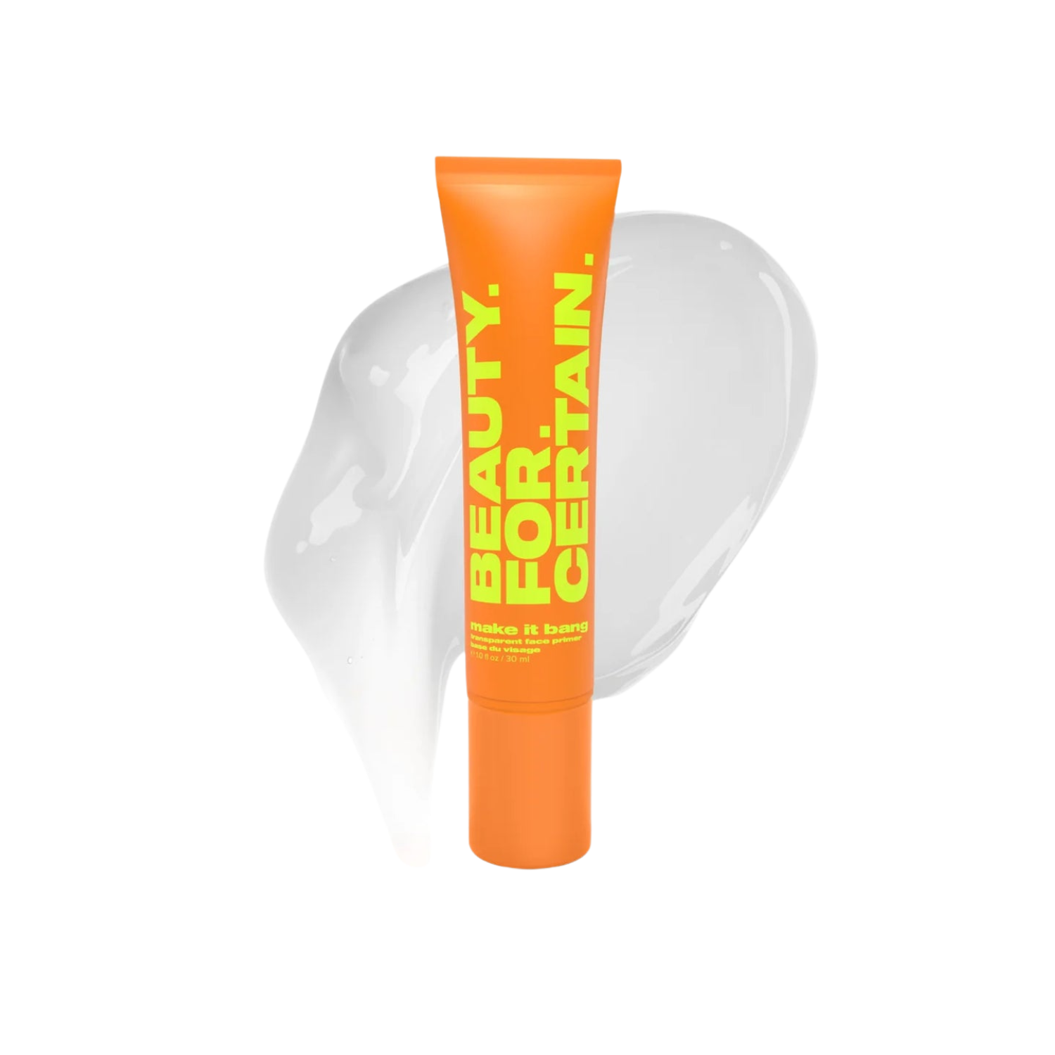 Beauty For Certain Make It Bang Transparent Primer – hydrating and smoothing face base