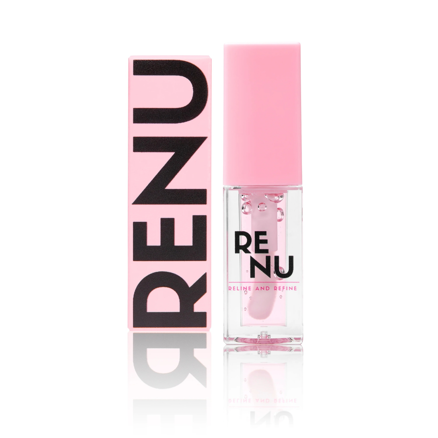 Renu Light Rose Lip Oil – sheer pink gloss for hydrated, shiny lips