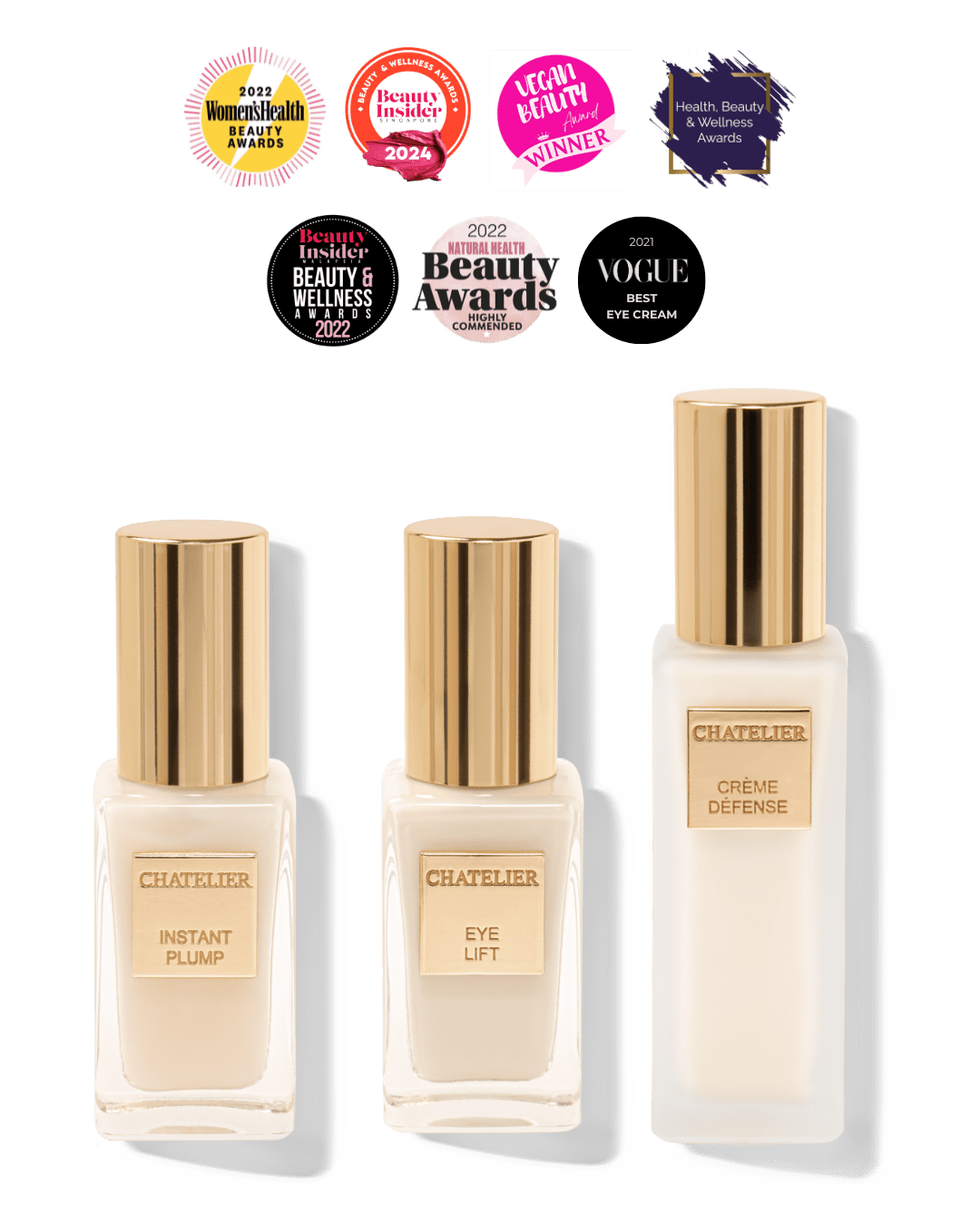 THE HYDRATING SET + UV-A™ luxury skincare trio – serum, eye cream & UV-A protection day cream for hydrated, youthful skin