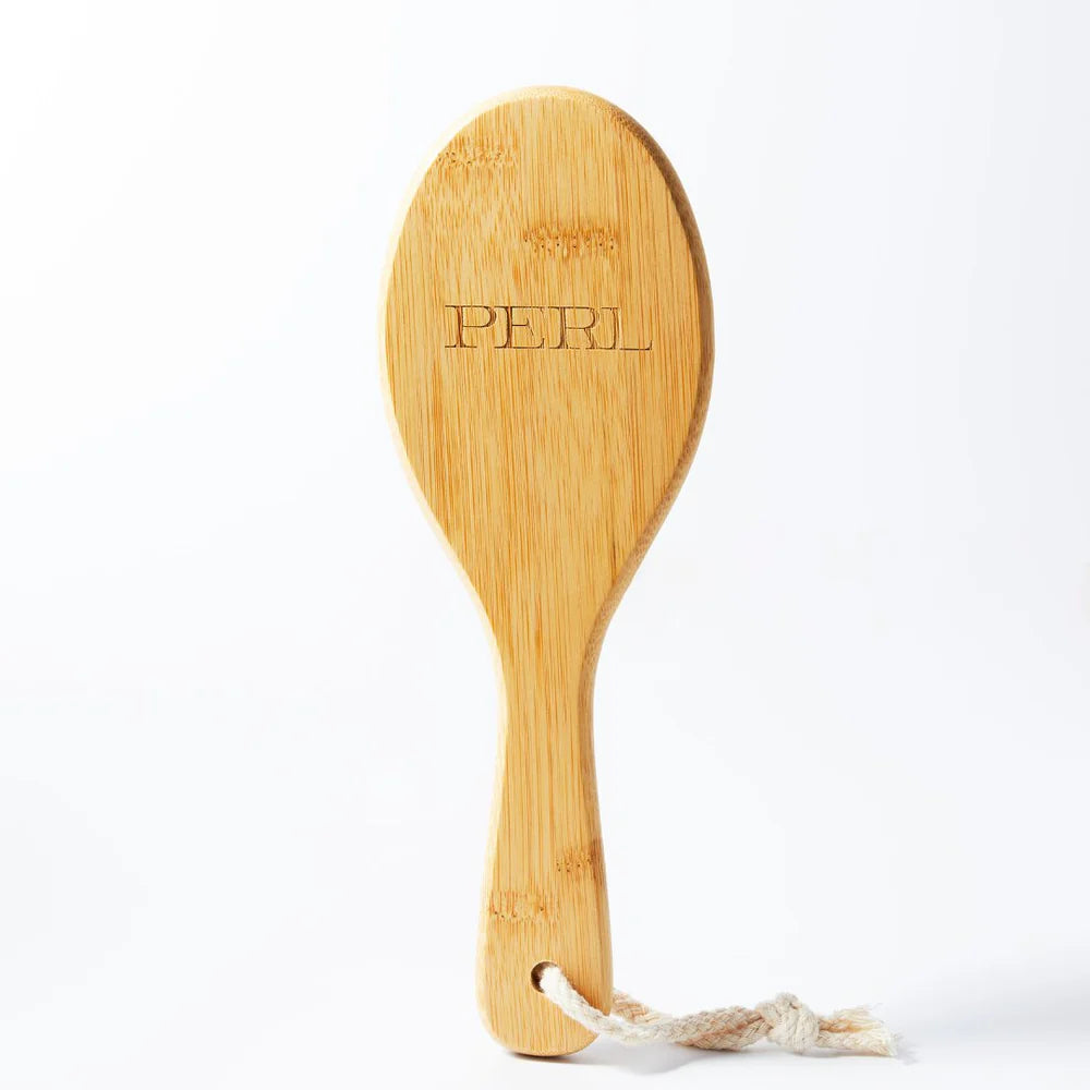 PERL Bamboo Hair Brush – eco-friendly wooden brush that detangles and smooths hair naturally