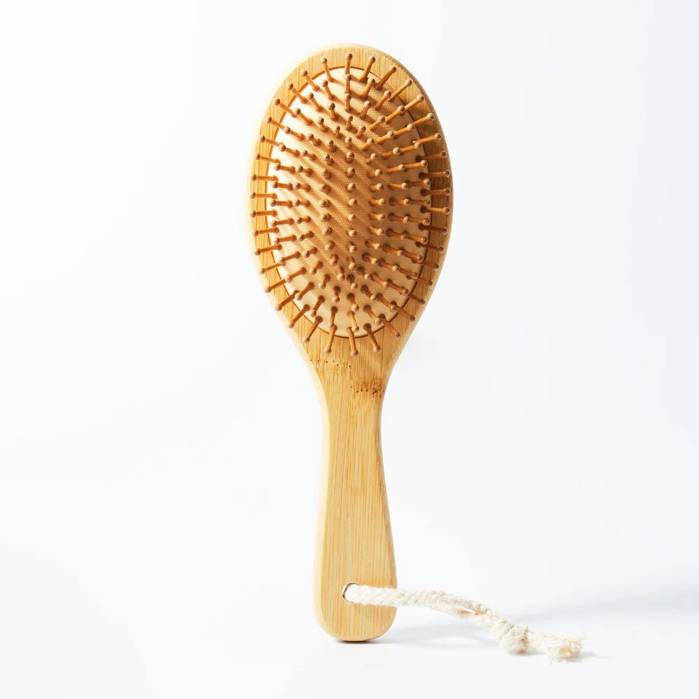 PERL Bamboo Hair Brush – eco-friendly wooden brush that detangles and smooths hair naturally
