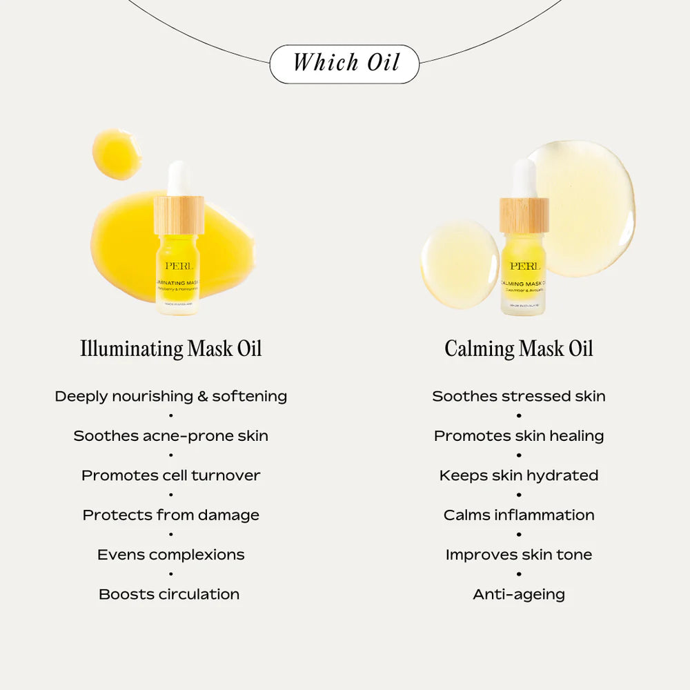 Illuminating Mask Oil Refill — hydrating facial oil with raspberry, cranberry & pomegranate