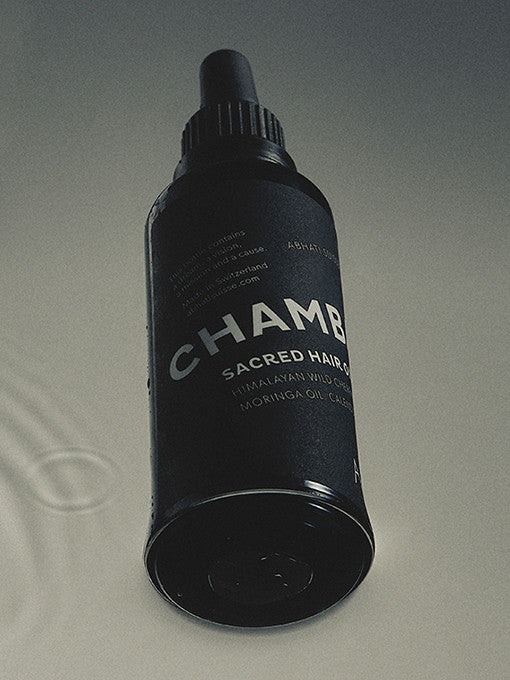 ABHATI SUISSE Chambal Sacred Hair Oil – Ayurvedic botanical oil for dry, frizzy, or colour-treated hair